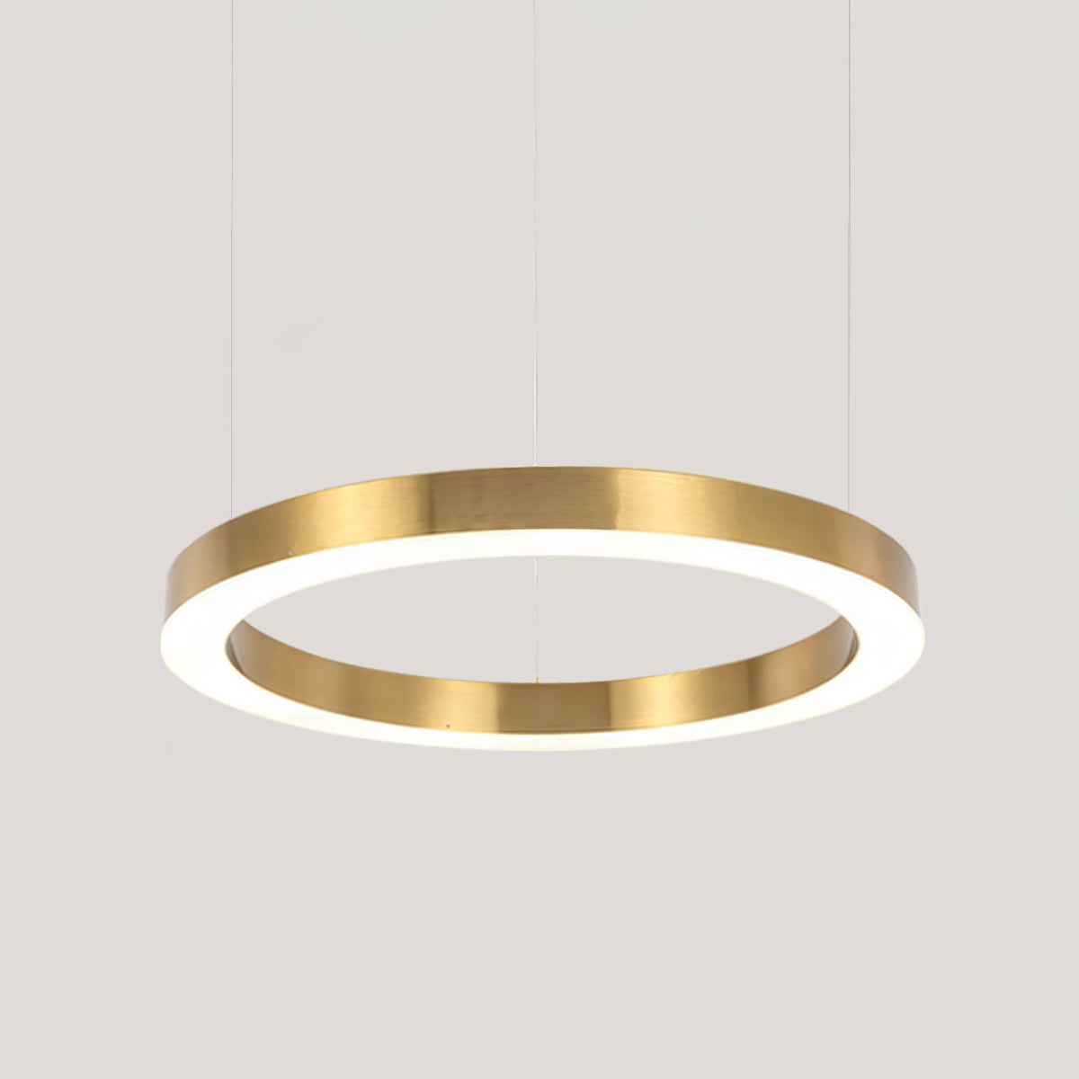 Dexlin hanglamp LED-ring goudkleurige afwerking moderne 3-ring