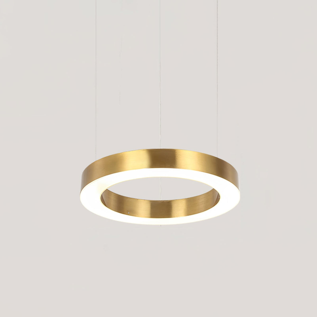 Dexlin hanglamp LED-ring goudkleurige afwerking moderne 3-ring