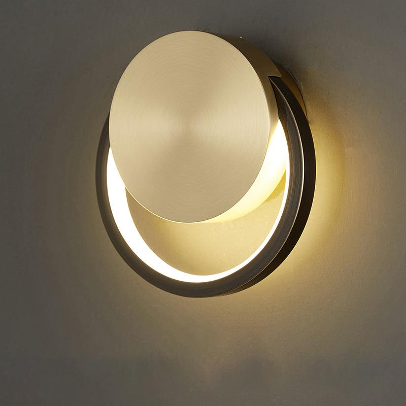 Oriaenne wandlamp Moderne Minimalistische Ringvormige LED messing Metaal