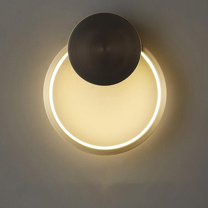 Oriaenne wandlamp Moderne Minimalistische Ringvormige LED messing Metaal