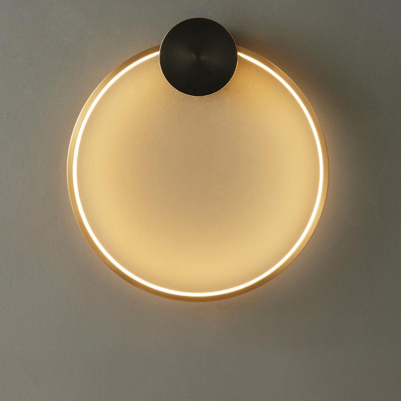 Oriaenne wandlamp Moderne Minimalistische Ringvormige LED messing Metaal