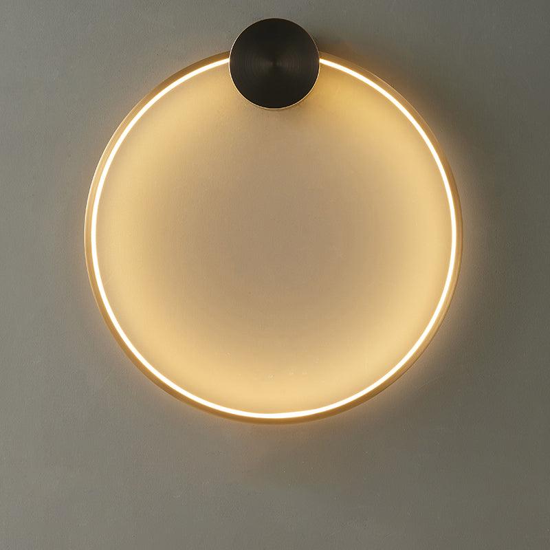 Oriaenne wandlamp Moderne Minimalistische Ringvormige LED messing Metaal