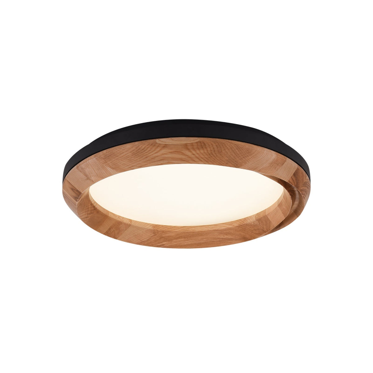 Aurdoreth Moderne plafondlamp met minimalistisch rimpelend houten ontwerp