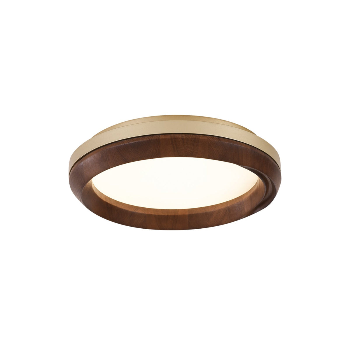 Aurdoreth Moderne plafondlamp met minimalistisch rimpelend houten ontwerp