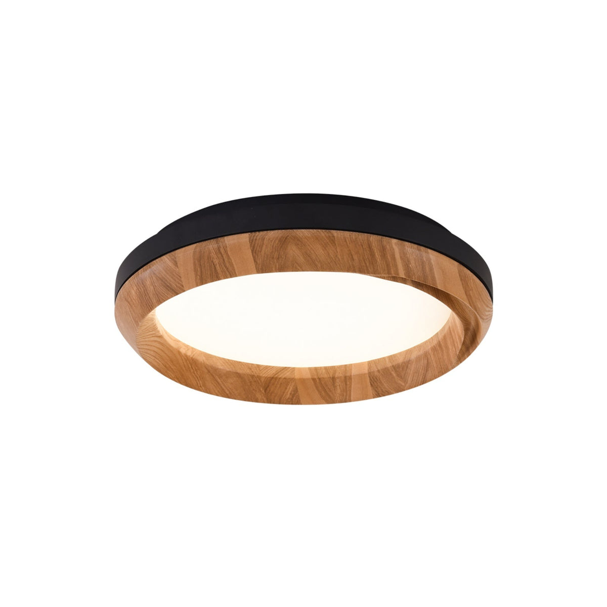 Aurdoreth Moderne plafondlamp met minimalistisch rimpelend houten ontwerp
