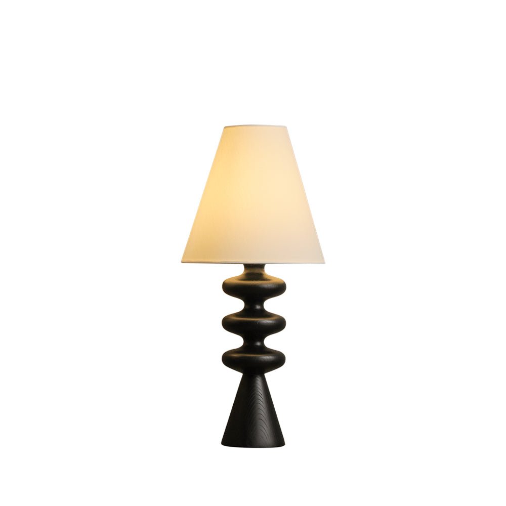 Zelms moderne tafellamp van hout