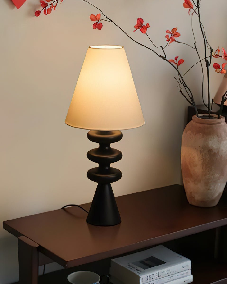 Zelms moderne tafellamp van hout
