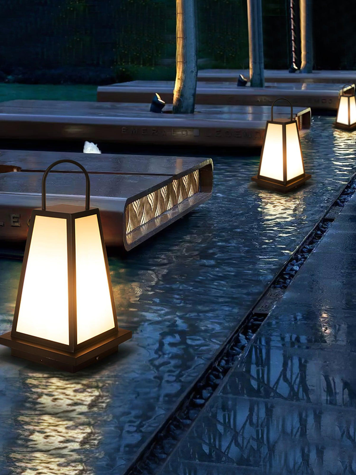 Roam lantaarn op zonne-energie buitenlamp