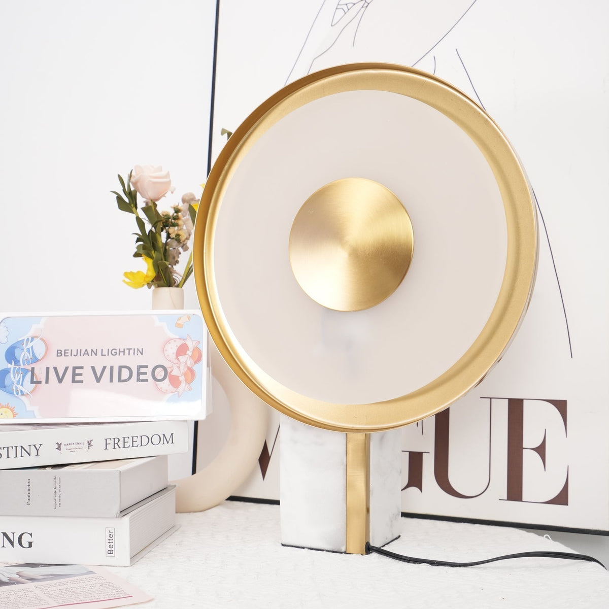 Tessain marmeren minimalistische tafellamp