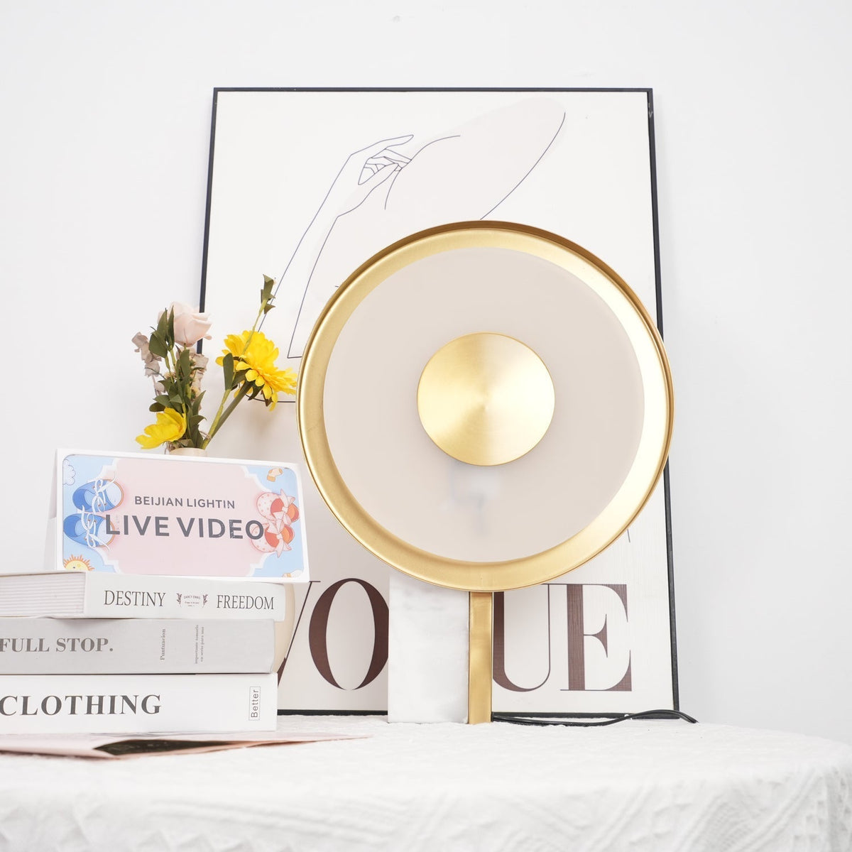 Tessain marmeren minimalistische tafellamp