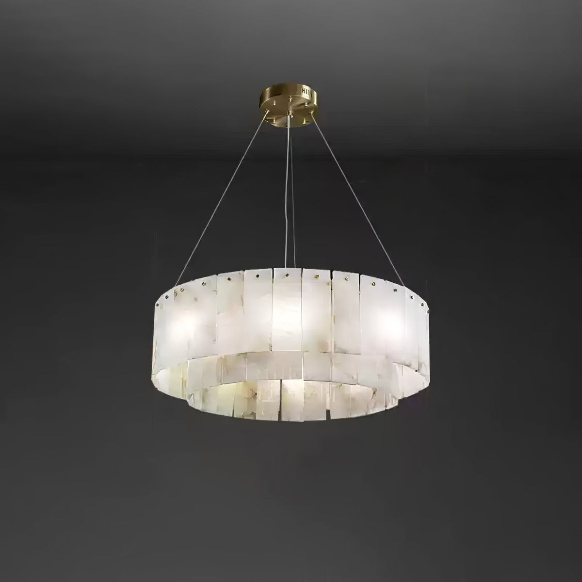 Dovin hanglamp van albast