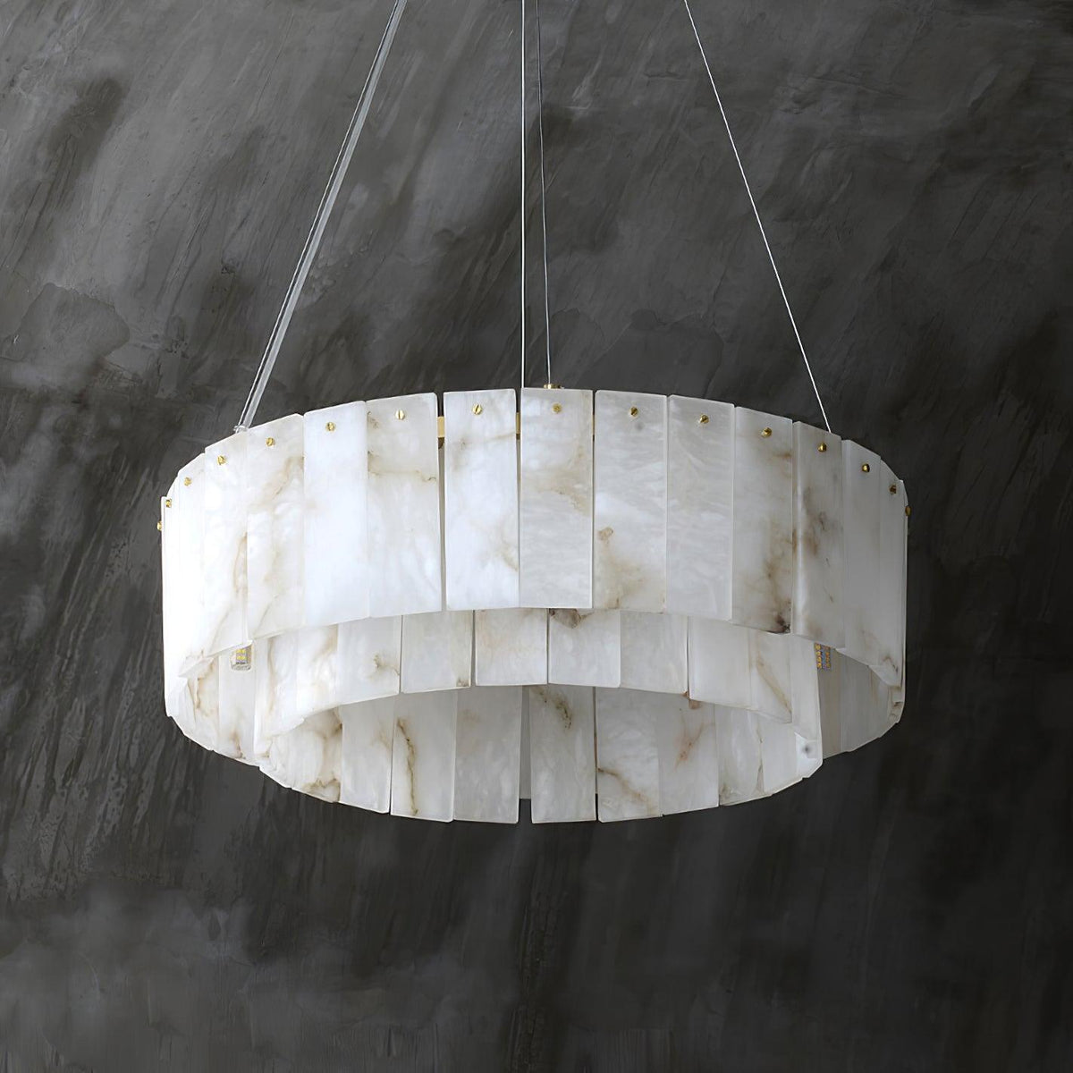 Dovin hanglamp van albast