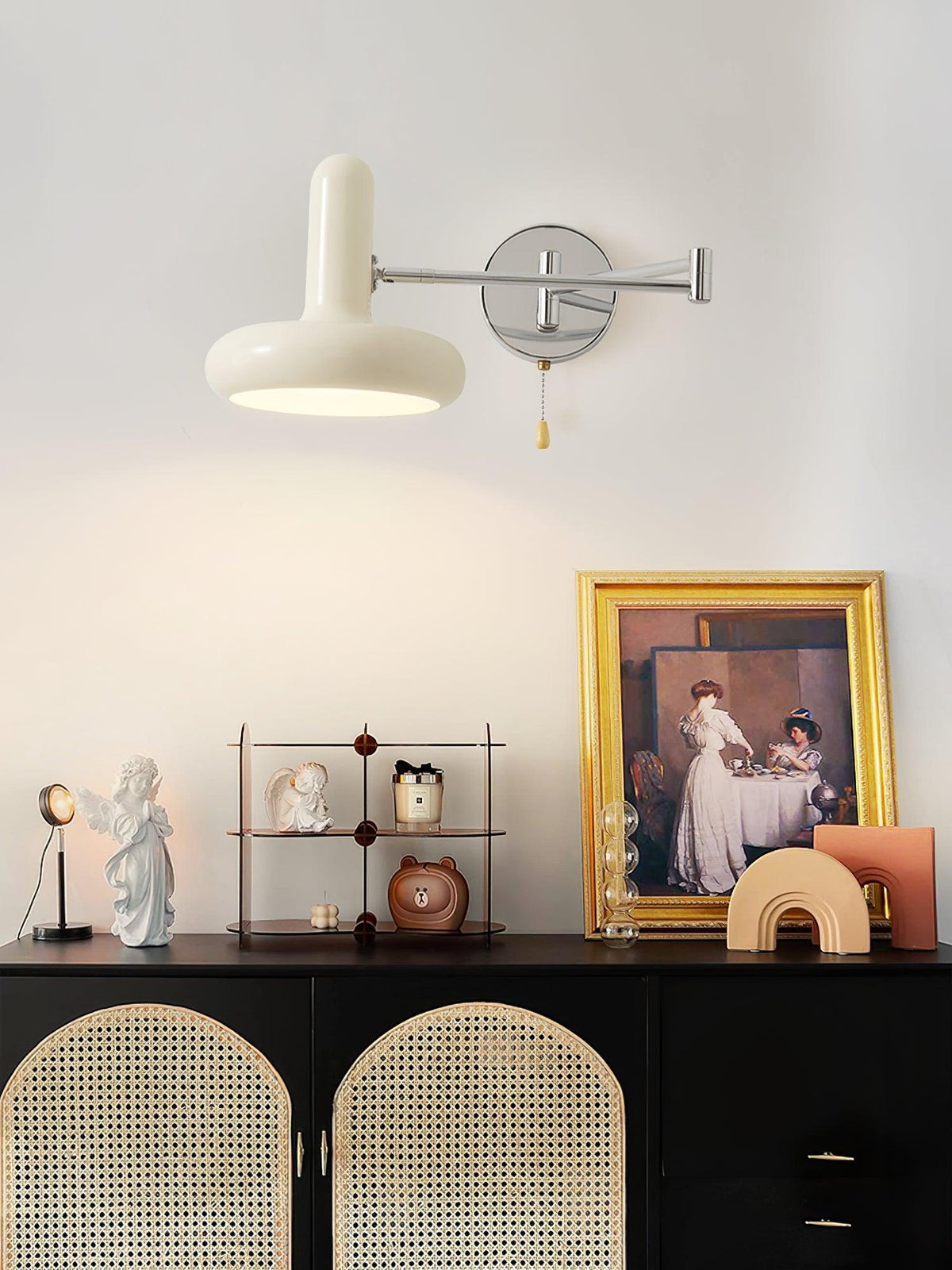 Ferinielle wandlamp Noordse kunst Rocker Metaal