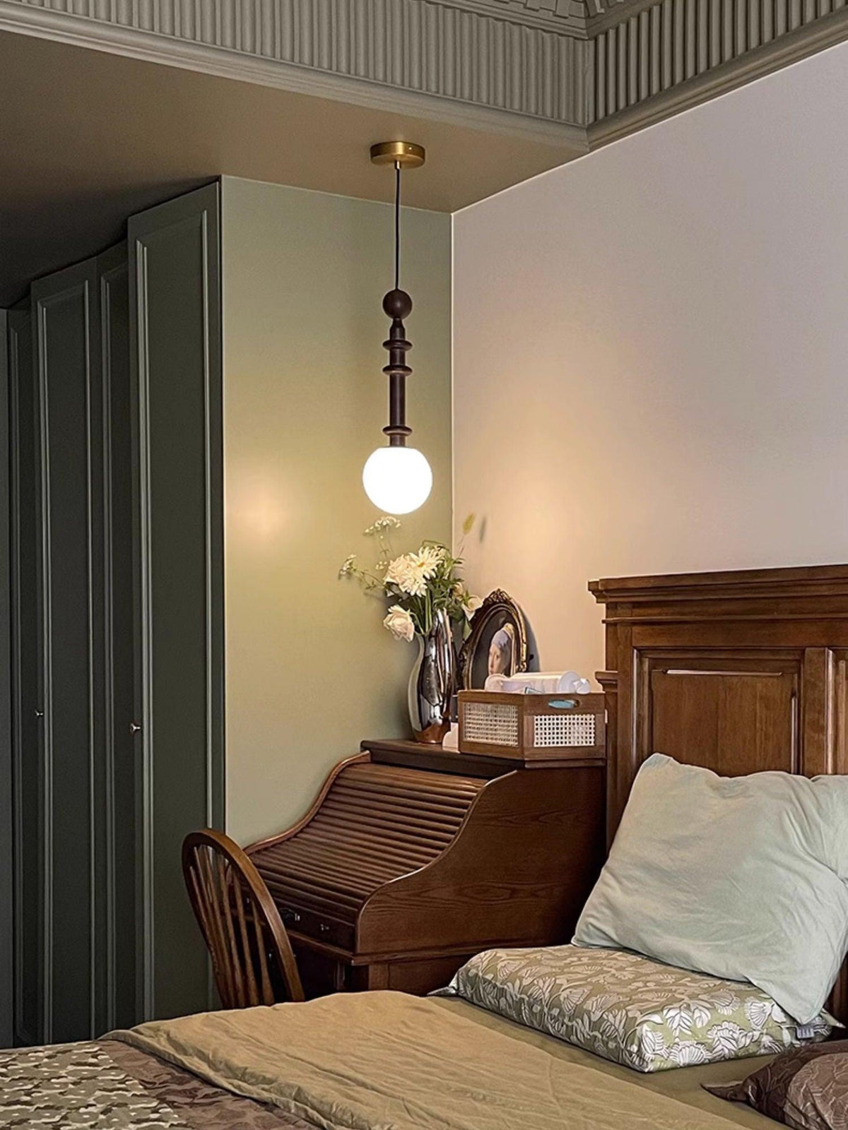Barvel houten industriële hanglamp