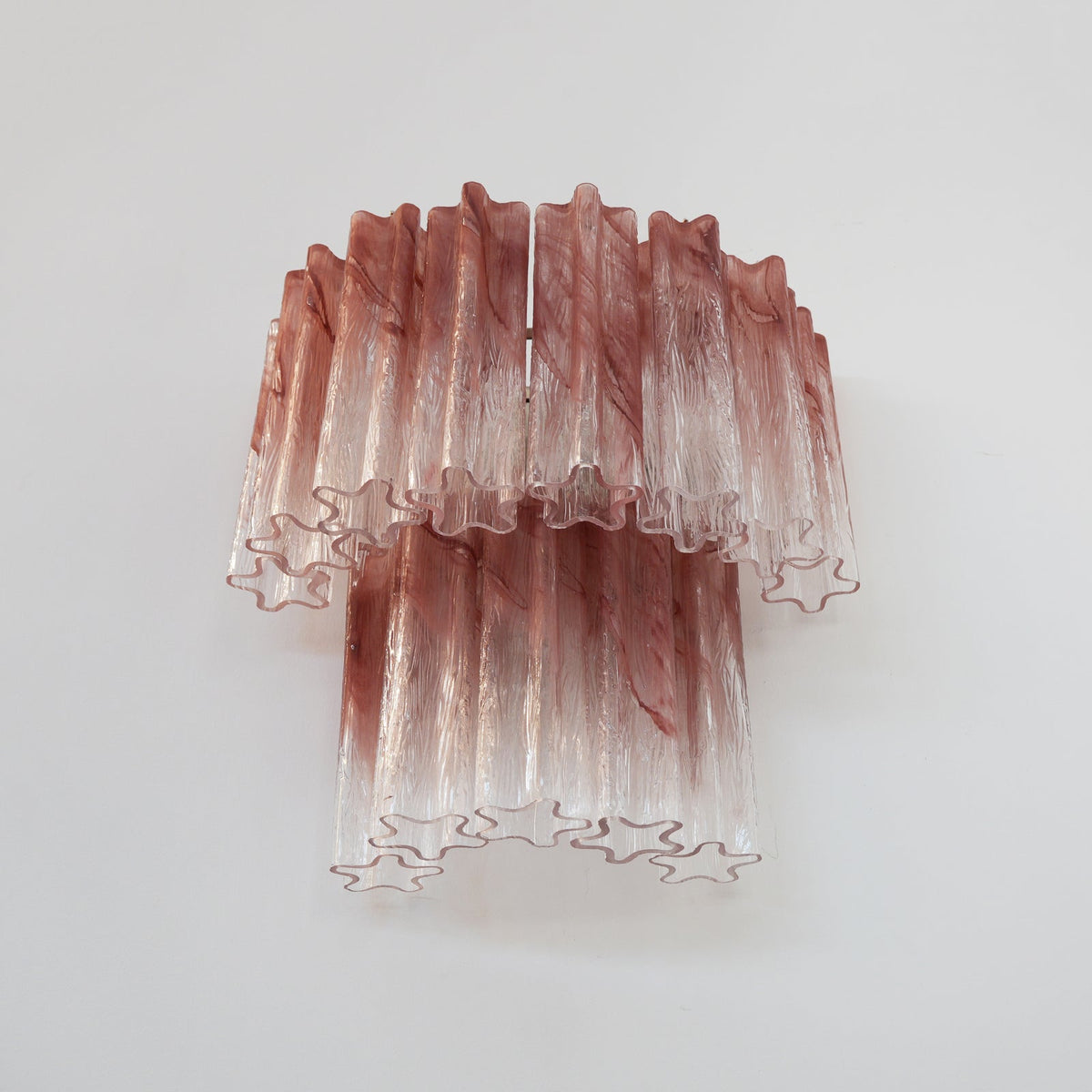 Lioreeria wandlamp Roze Glasbladen Romantisch Waterverf