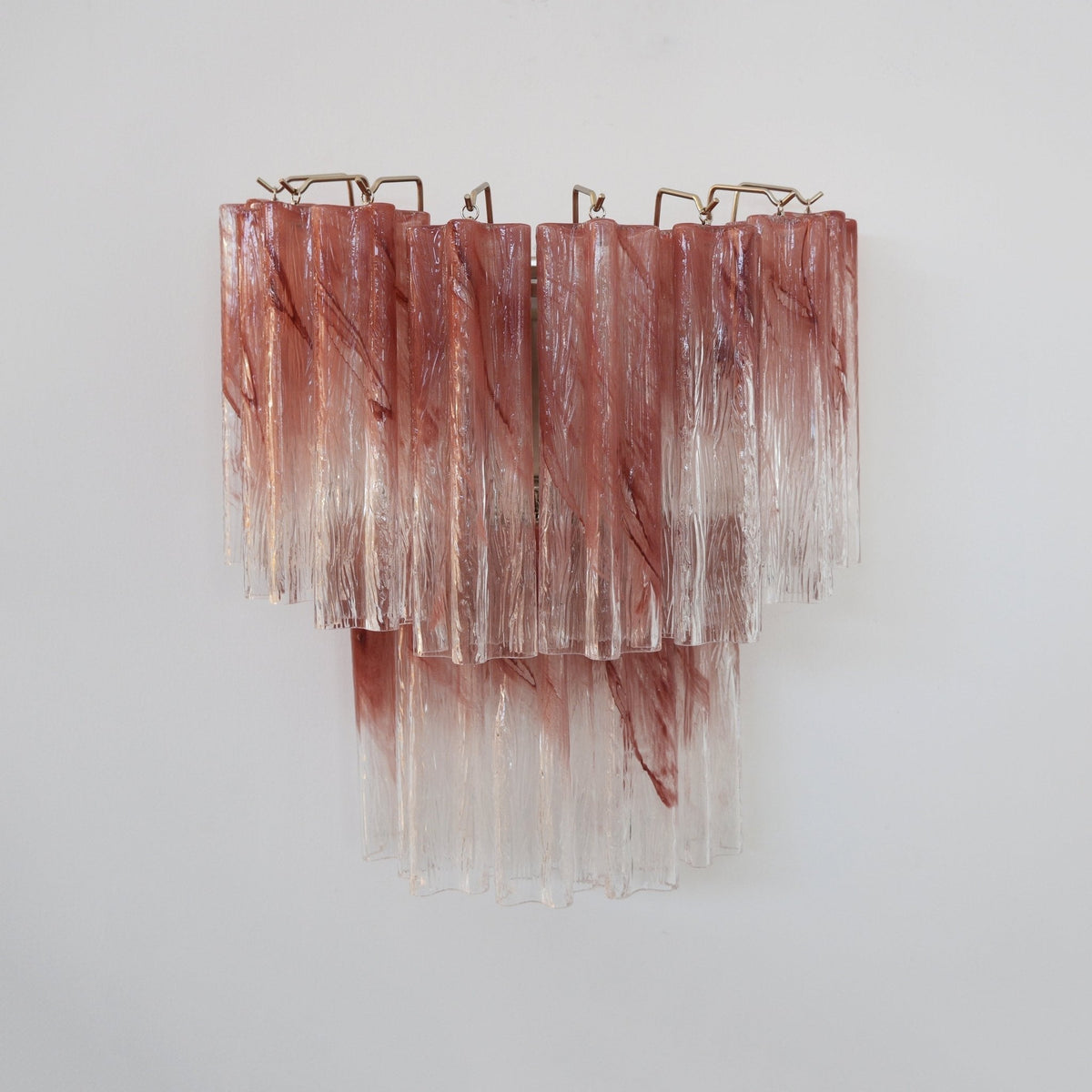 Lioreeria wandlamp Roze Glasbladen Romantisch Waterverf