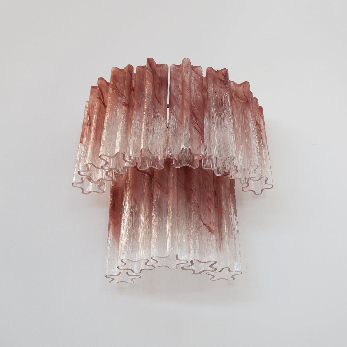 Lioreeria wandlamp Roze Glasbladen Romantisch Waterverf