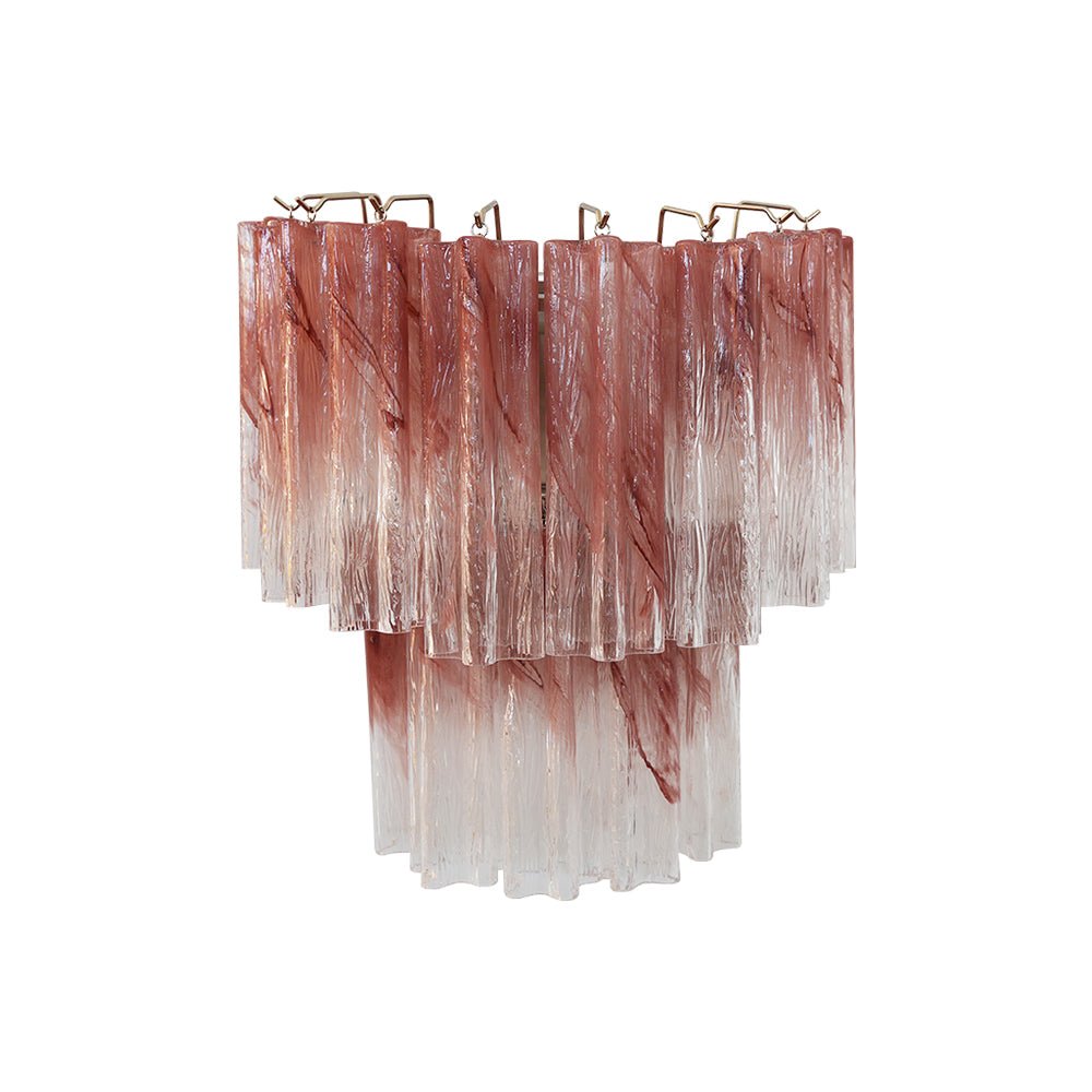 Lioreeria wandlamp Roze Glasbladen Romantisch Waterverf