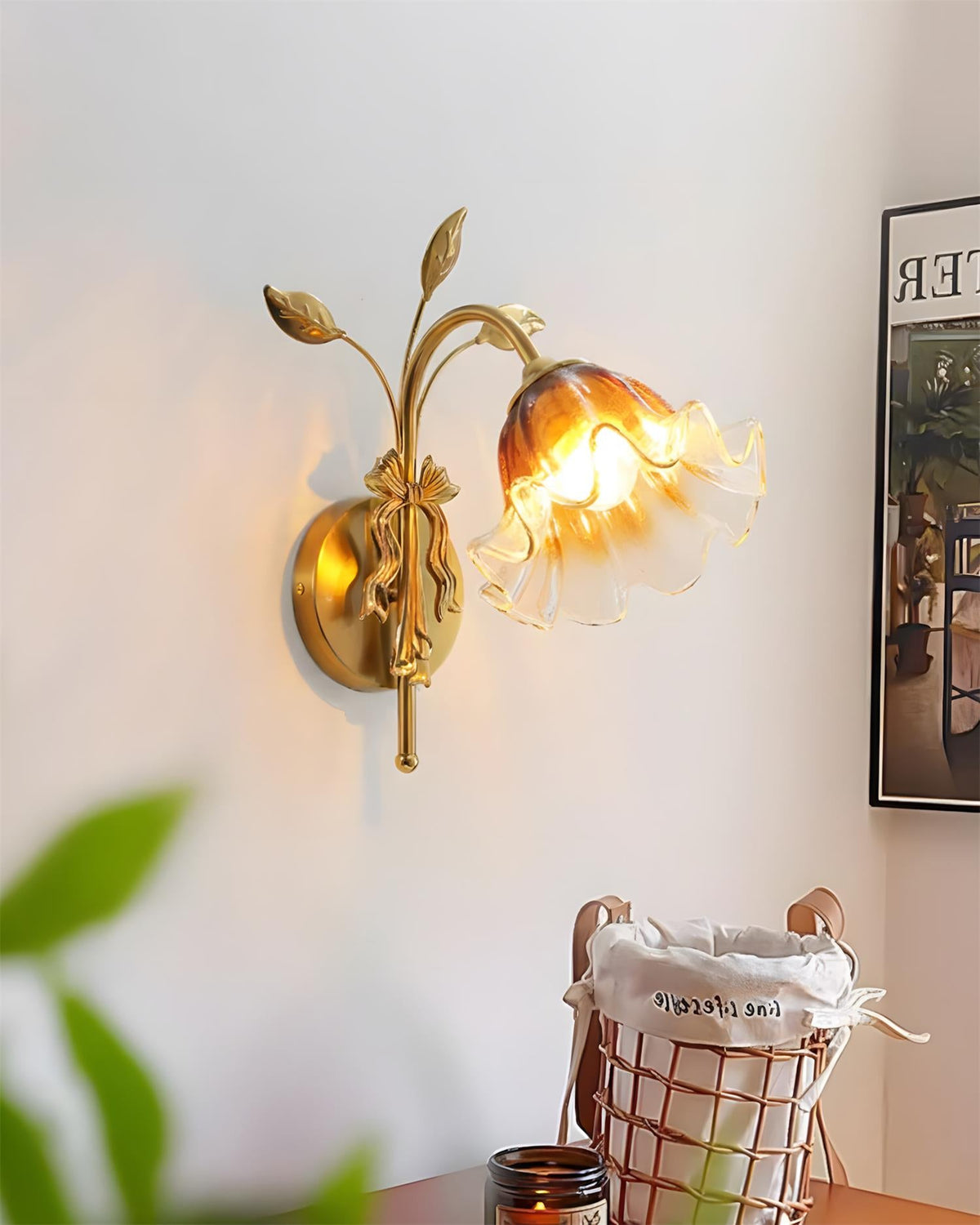 Selalielle Glimmer wandlamp