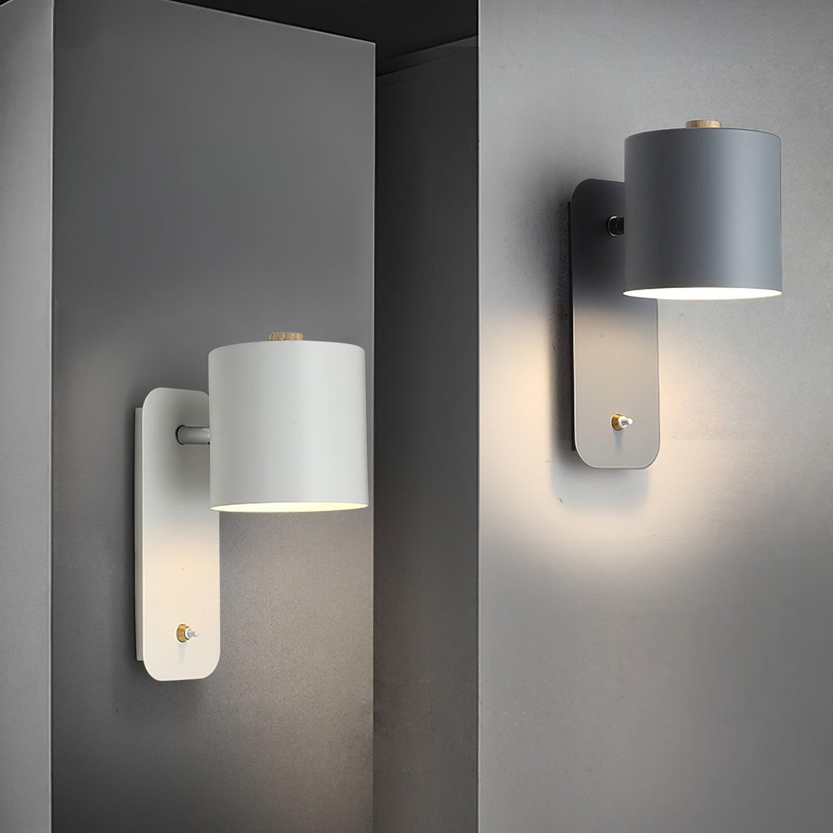 Lumuiella wandlamp met Draaibare Cilinder