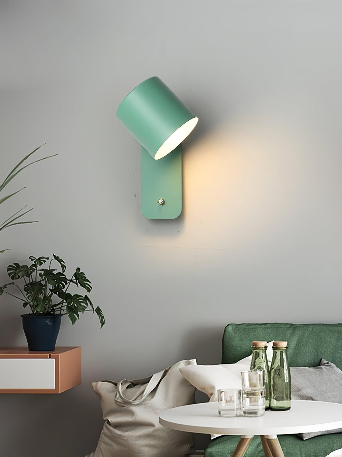 Lumuiella wandlamp met Draaibare Cilinder