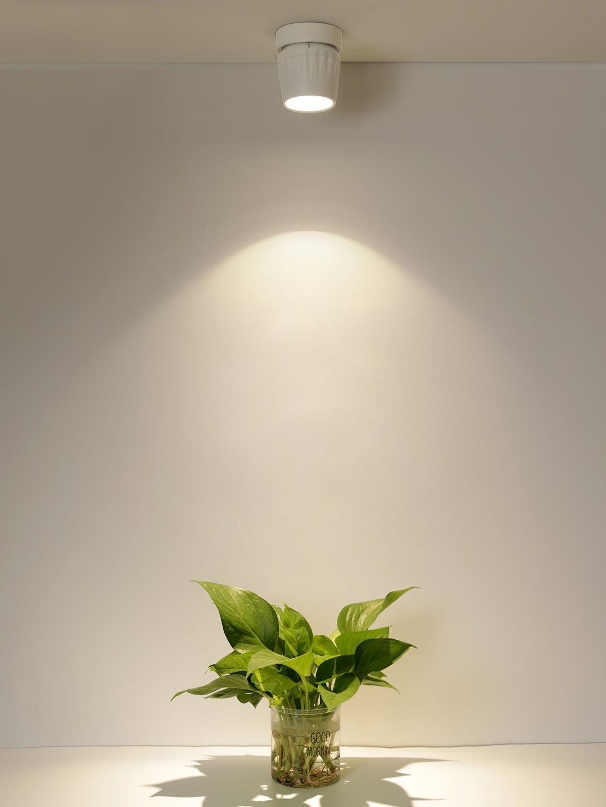 Keveny plafondspot aluminium geribbel draaibaar minimalistisch