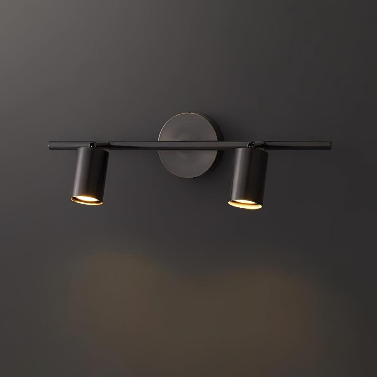 Grover draaibare messing wandlamp
