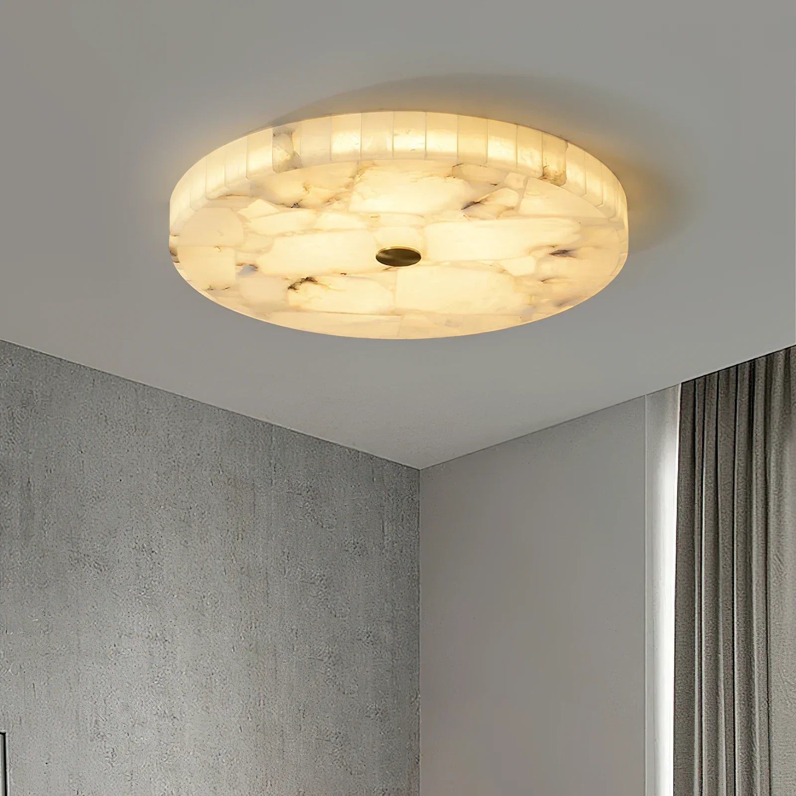 Byers Modern Minimalisme LED Ronde Metaal Hars Plafondlamp Slaapkamer Eetkamer