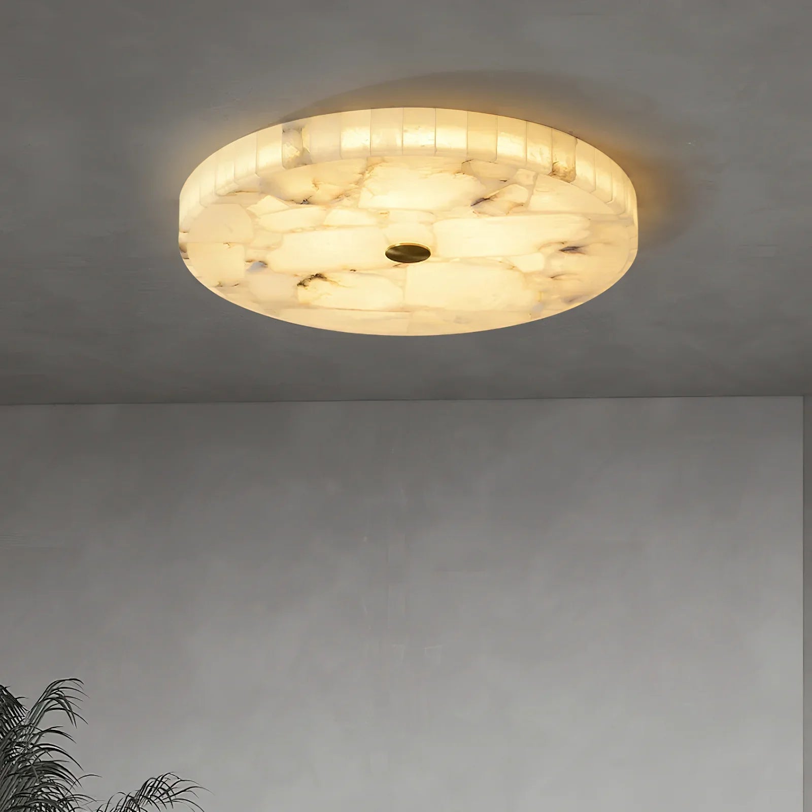 Byers Modern Minimalisme LED Ronde Metaal Hars Plafondlamp Slaapkamer Eetkamer