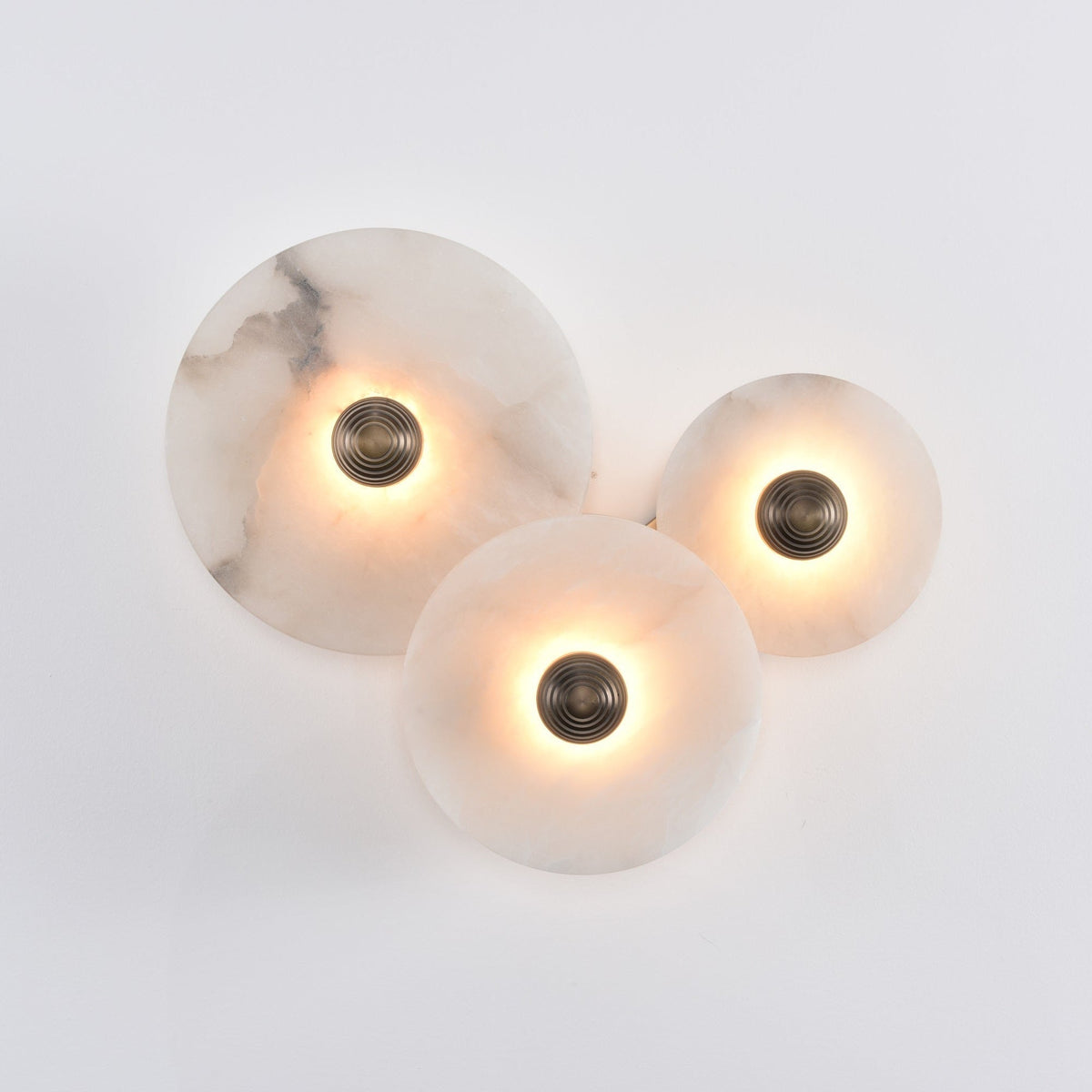 Albireria Minimalistische plafondlamp van albast