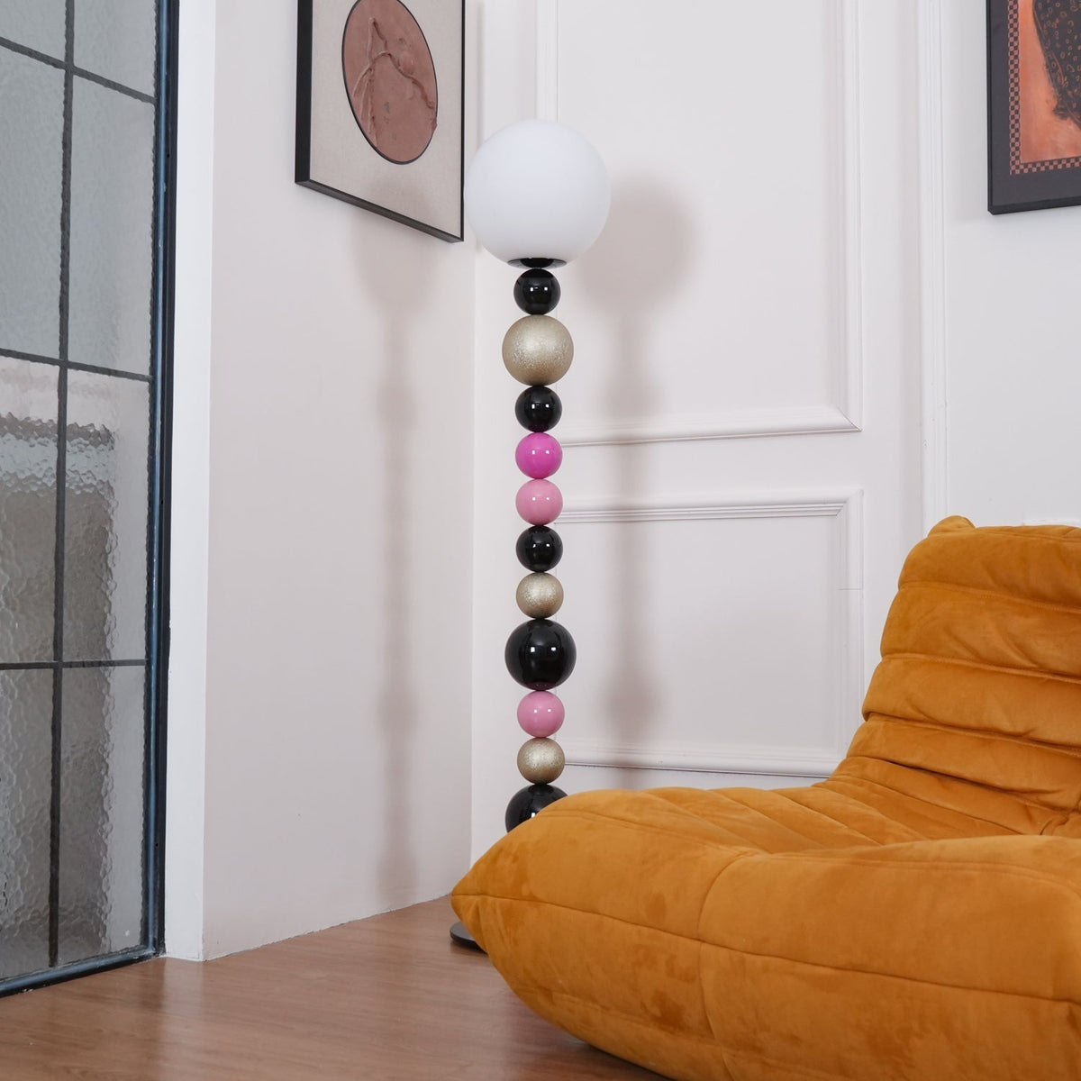 Kaleido Ronde Ballen Stapelbare vloerlamp