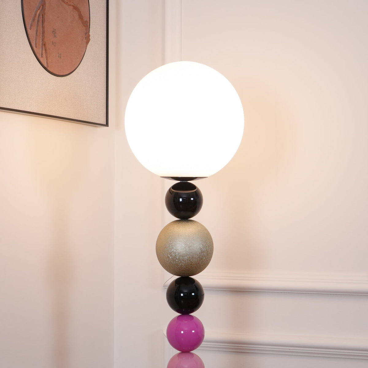 Kaleido Ronde Ballen Stapelbare vloerlamp