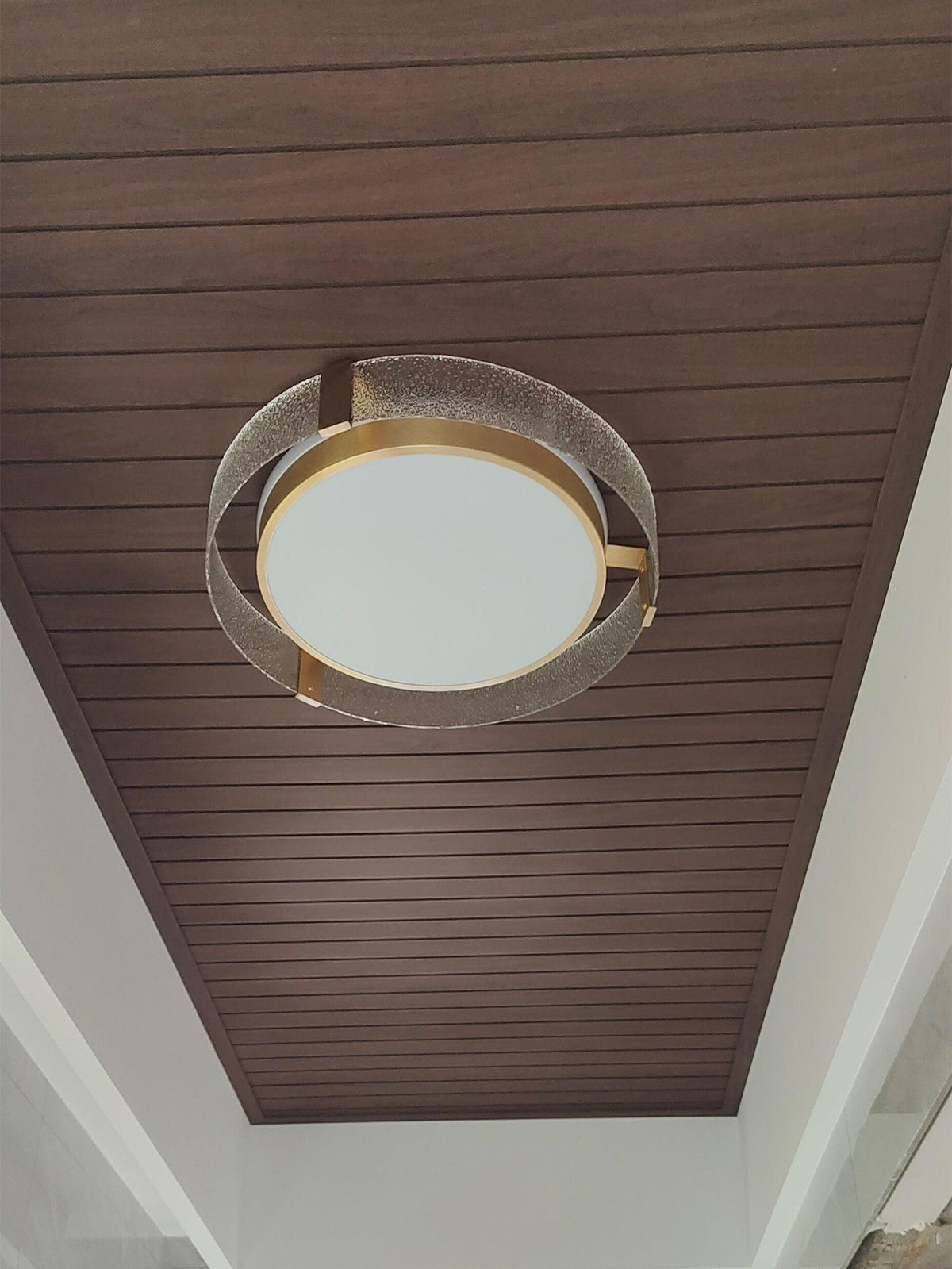 Erliris ronde plafondlamp met laag profiel