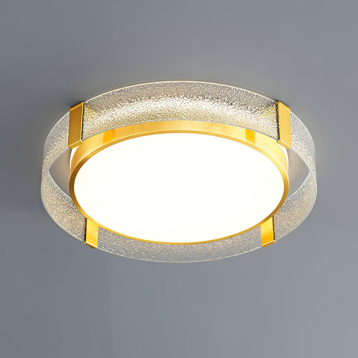 Erliris ronde plafondlamp met laag profiel