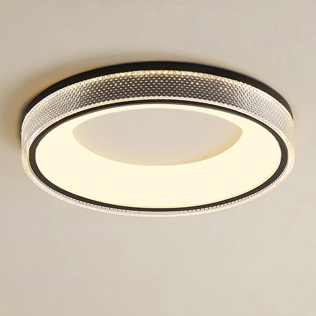Liroxen plafondlamp ronde vorm ingezonken midden minimalistisch warm