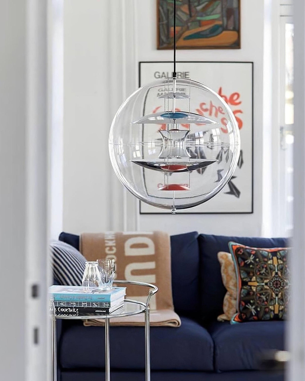Gyan Futuristische hanglamp van aluminium