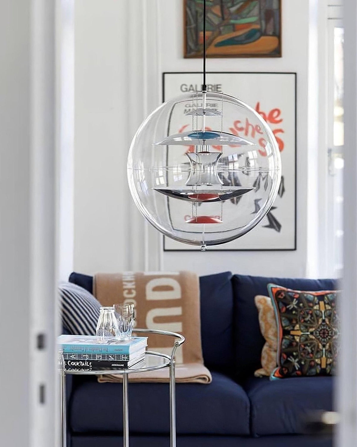 Gyan Futuristische hanglamp van aluminium