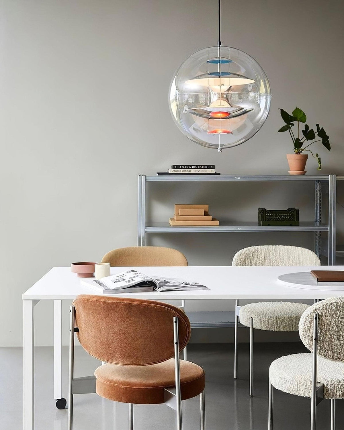 Gyan Futuristische hanglamp van aluminium