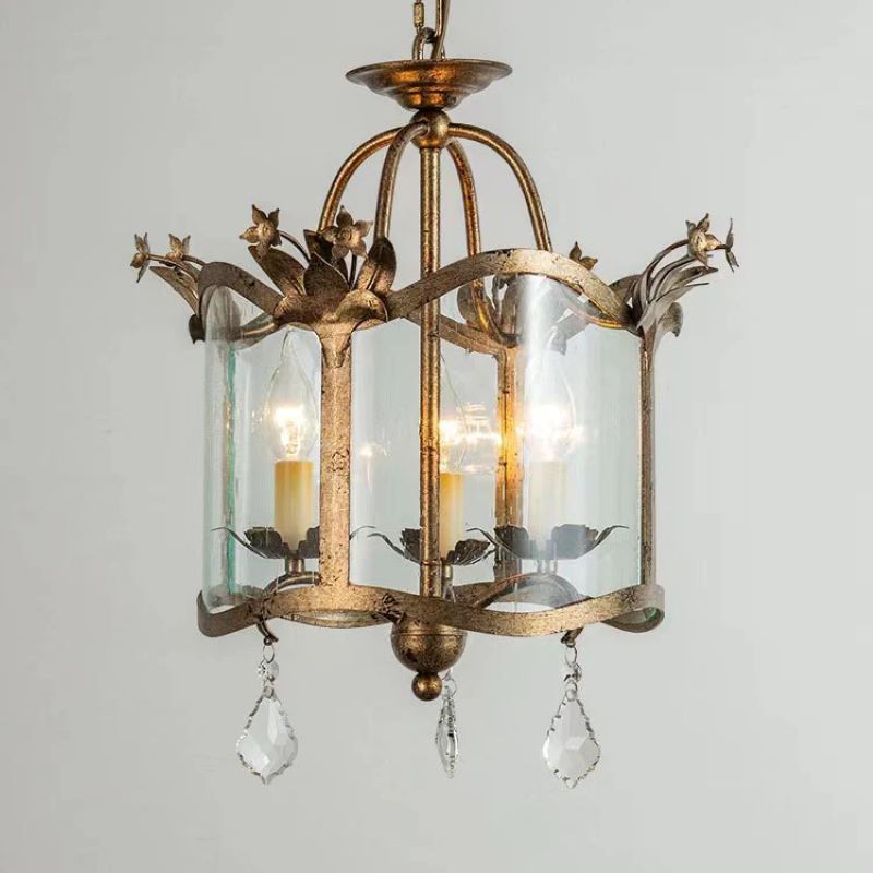 Silva Vintage Kooivorm Hanglampen Metaal/Glas Woonkamer/Slaapkamer