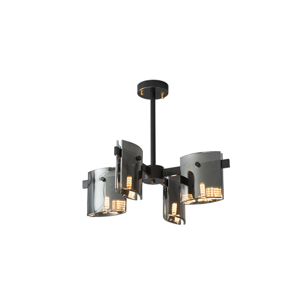 Evette Moderne Design LED Minimalistische Metaal Hanglamp Met Meerdere Koppen Zwart/Goud Slaap/Eetkamer