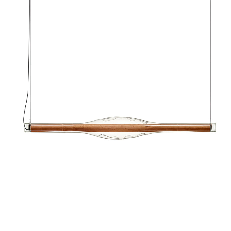 Edge Moderne Buisvormige LED Hanglamp Zwart Metaal Slaapkamer