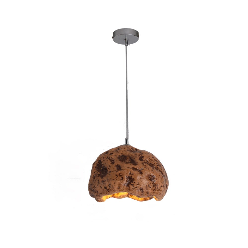 Byers Wabi Sabi Onregelmatige LED Hanglamp Hars Woonkamer