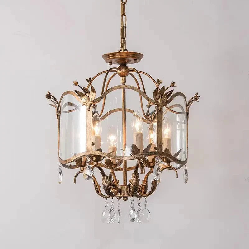 Silva Vintage Kooivorm Hanglampen Metaal/Glas Woonkamer/Slaapkamer