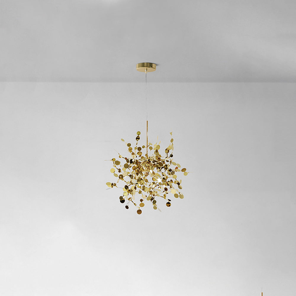 Olivia Design Vuurwerk LED Hanglamp Metaal Goud/Zilver Slaap/Woon/Eetkamer