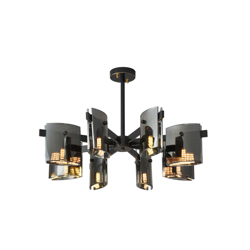 Evette Moderne Design LED Minimalistische Metaal Hanglamp Met Meerdere Koppen Zwart/Goud Slaap/Eetkamer
