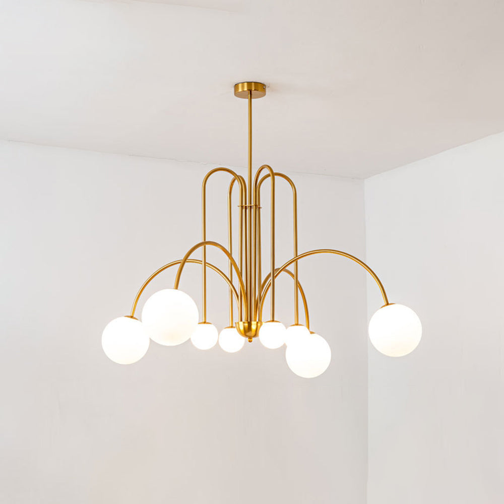 Avi Moderne Met Dubbele Laag Glas Wit/Zwarte Hanglamp, Woonk/Eetk/ Slaapkamer