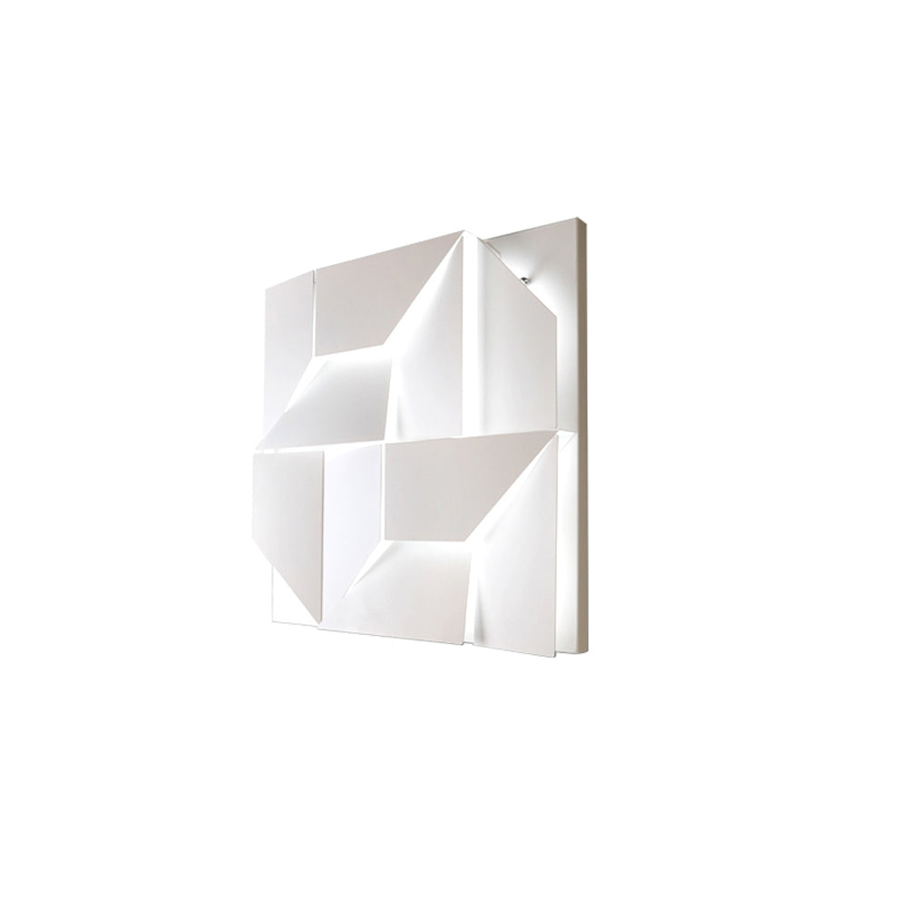 Eveline Design Rechthoekig LED Wandlamp Metaal Wit Slaap/Woon/Eetkamer