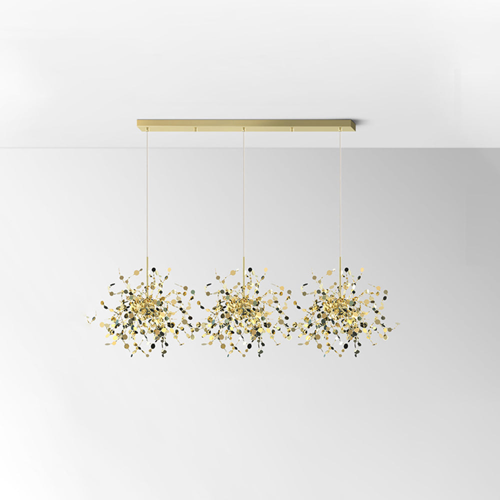 Olivia Design Vuurwerk LED Hanglamp Metaal Goud/Zilver Slaap/Woon/Eetkamer