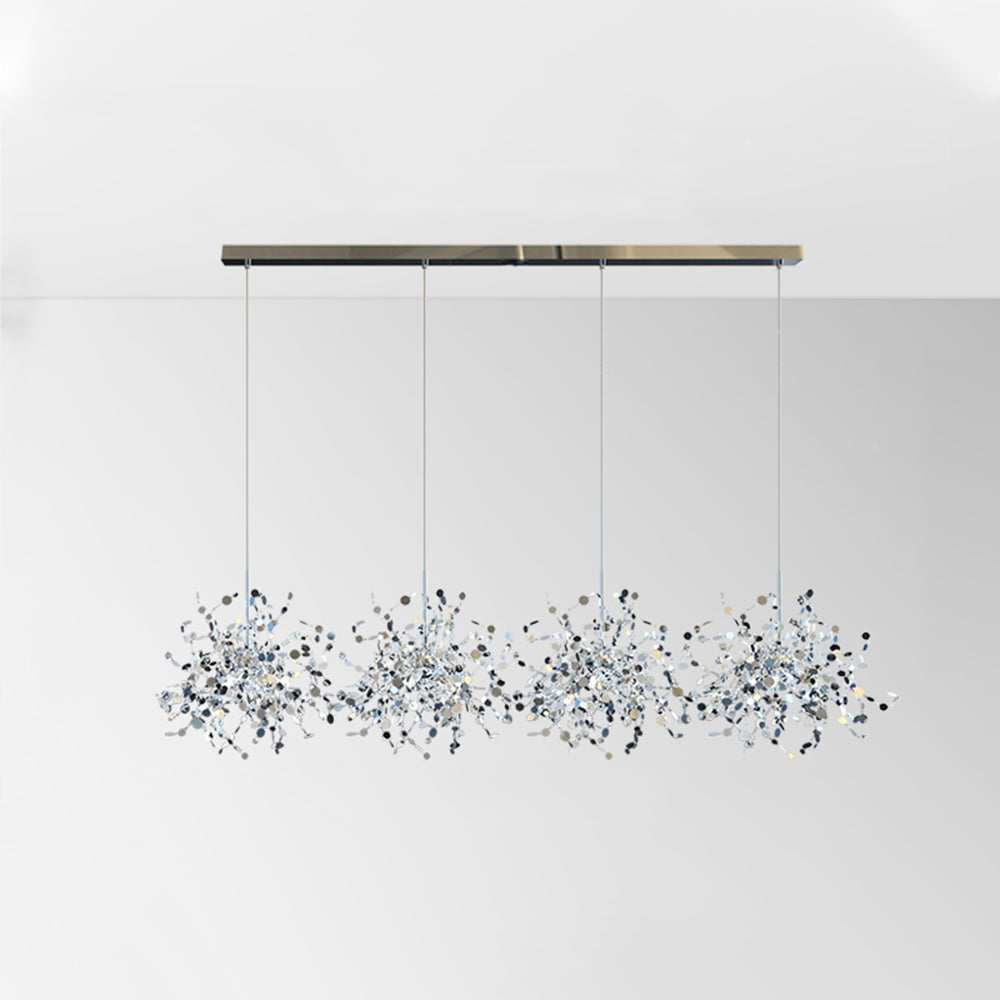 Olivia Design Vuurwerk LED Hanglamp Metaal Goud/Zilver Slaap/Woon/Eetkamer