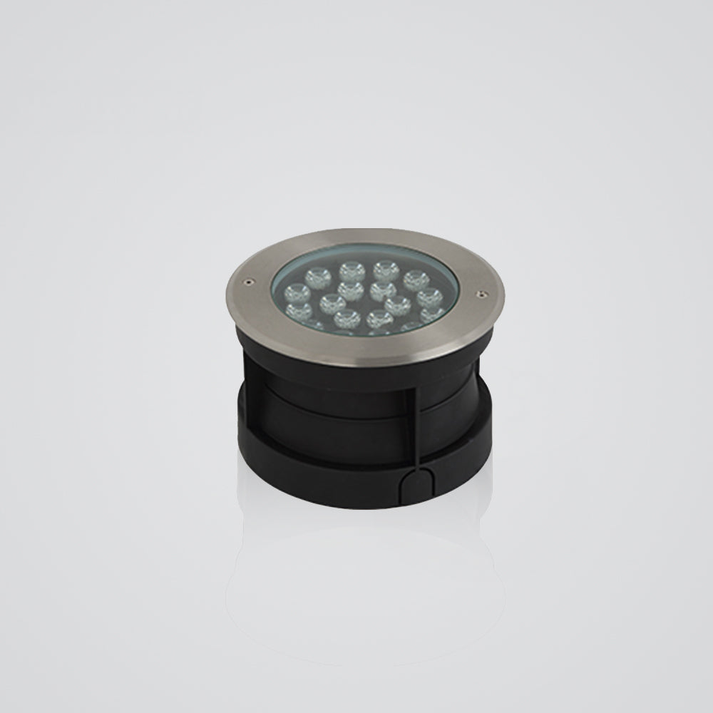 Orr Moderne Ronde LED Buitenlamp Zwart/Zilver Metaal Tuin Hal